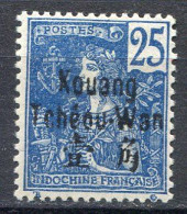 Réf 72 < -- KOUANG TCHEOU < N° 8a ** X Au Lieu De K < Neuf Luxe Gomme Coloniale (Voir Dos Scané) - MNH ** - Unused Stamps