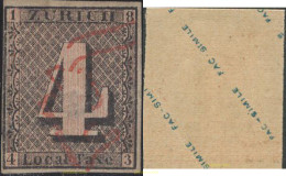 707968 MNH SUIZA 1843 ZURICH- FAC-SIMIL - 1843-1852 Federal & Cantonal Stamps