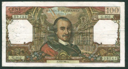 FRANCE - 100 Francs Corneille - 7/3/1968 - TB+ - F. : 65/21 - N° De Billet : 39144 - 100 F 1964-1979 ''Corneille''