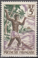 FRENCH POLYNESIA  SCOTT NO 193  USED  YEAR 1960 - Used Stamps