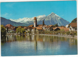 Interlaken, Kirche Unterseen, Niesen - (BE, Suisse/Schweiz) - Unterseen