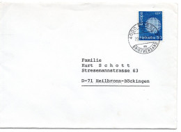 67718 - Schweiz - 1970 - 50Rp CEPT '70 EF A Bf BASEL -> Westdeutschland - Cartas & Documentos