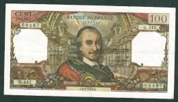 FRANCE - 100 Francs Corneille - 8/1/1970 - TTB+ - 1 Fente 5mm - F. : 65/29 - N° De Billet : 08497 - 100 F 1964-1979 ''Corneille''