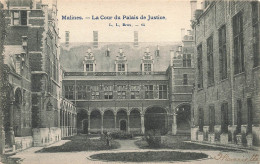 BELGIQUE - Malines - La Cour Du Palais De Justice - L.L. - Cour Intérieure - Bâtisse - Carte Postale Ancienne - Malines