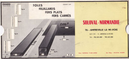 AMFREVILLE (Seine Maritime 76) REGLE POUR TOLES FEUILLARDS FERS PLATS FERS CARRES - SOLOVAL-NORMANDIE - Arbeitsbeschaffung