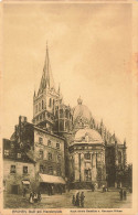 ALLEMAGNE - Aachen - Dom Am Münsterplatz - Nach Einem Gemäide V. Hermann KILLIAN - Animé - Carte Postale Ancienne - Aachen