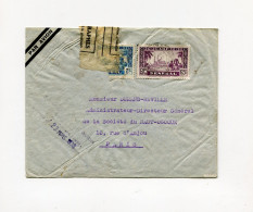 !!! LETTRE DU SENEGAL POUR PARIS RESCAPEE DE L'ACCIDENT DU PIC DE CINQ CROIX DU 23/3/1938 - Lettres Accidentées