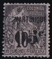 Martinique N°10 - Oblitéré - TB - Usati