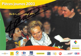 DAVID DOUILLET  CHIRAC PIECES JAUNES  AUTOGRAPHE - Personnages