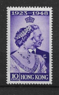 HONG KONG 1948 10c SILVER WEDDING SG 171 UNMOUNTED MINT Cat £3.75 - Nuovi