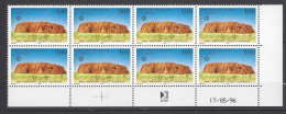 CD 114 FRANCE 1996 TIMBRE SERVICE UNESCO PARC NATIONAL ULURU AUSTRALIE BLOC 8 TIMBRES ITVF COIN DATE 114 : 17 / 5 / 96 - Officials