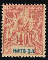 Martinique N°40 - Neuf * Avec Charnière - TB - Unused Stamps