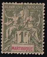 Martinique N°43 - Neuf * Avec Charnière - 1 Point De Pelurage Sinon TB - Ungebraucht