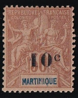 Martinique N°52 - Neuf * Avec Charnière - TB - Ungebraucht