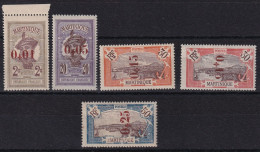 Martinique N°105/110 Sauf 109 - Neuf * Avec Charnière - TB - Unused Stamps