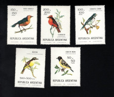 1810918084 1978 (XX) SCOTT B75 B79  POSTFRIS MINT NEVER HINGED - FAUNA - BIRDS - Nuevos