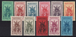 Martinique Taxe N°12/22 - Neuf * Avec Charnière - TB - Timbres-taxe