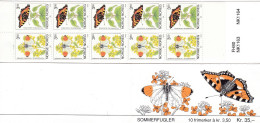 Norge, 1993. 1114/15, Booklet 20, MNH **, Schmetterlinge. - Libretti