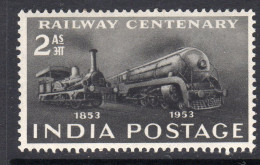 India 1953 Railway Centenary, Hinged Mint, SG 343 (D) - Ungebraucht