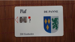 Piaf De Panne  Belgique 04/97 Used 2 Scans Very Rare ! - Scontrini Di Parcheggio