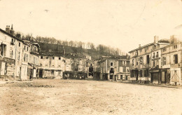 St Mihiel * Hôtel Du Cygne & Commerces Place Des Halles * Carte Photo WW1 Guerre 14/18 War * Sous Occupation Allemande ! - Saint Mihiel