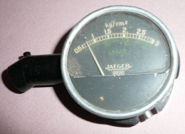 Vintage Ancien Controleur De Pression Pressographe JAEGER Auto/moto Prelac Type 258 - Other & Unclassified