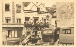 Paris Montmartre 18ème * Carte Photo * Quartier * Restaurant Le Moulin Joyeux * Automobiles Anciennes * Renault 4cv - Paris (18)