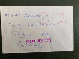 LETTRE Par Avion Pour La FRANCE EMA SP 3014 à 018 Du 21 12 70 PAPEETE RP ILE TAHITI - Covers & Documents