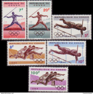 Congo-Kinshasa, 1964, Mi: 169/74 (MNH) - Unused Stamps