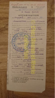 1953 SP56062 AUTORISATION RENGAGEMENT SOLDAT SOUM TANG NE A VINH CHAU EN 1917 1ERE COMPAGNIE DE MUNITIONS - Documenti