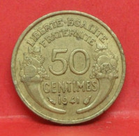 50 Centimes Morlon 1941 - TB - Pièce Monnaie France - Article N°543 - 50 Centimes