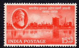 India 1958 50th Anniversary Of Steel Industry, Hinged Mint, SG 395 (D) - Ungebraucht