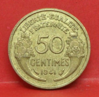 50 Centimes Morlon 1941 - TTB - Pièce Monnaie France - Article N°544 - 50 Centimes