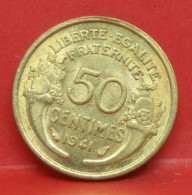 50 Centimes Morlon 1941 - SUP - Pièce Monnaie France - Article N°545 - 50 Centimes