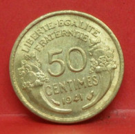 50 Centimes Morlon 1941 - SPL - Pièce Monnaie France - Article N°546 - 50 Centimes