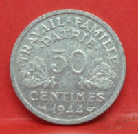 50 Centimes état Français 1944 B - TTB - Pièce Monnaie France - Article N°552 - 50 Centimes