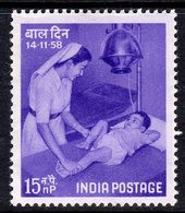 India 1958 Childrens' Day, Hinged Mint, SG 419 (D) - Nuovi