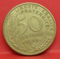 50 Centimes Marianne 1963 4 PLIS - TB - Pièce Monnaie France - Article N°570 - 50 Centimes