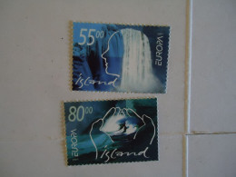 ICELAND   MNH  STAMPS    EUROPA 2001 - 2001
