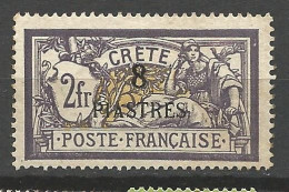CRETE  N° 19 NEUF*  TRACE DE CHARNIERE  / Hinge  / MH - Unused Stamps