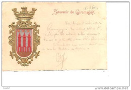 90 GIROMAGNY 1901 ECUSSON BLASON SOUVENIR - Giromagny