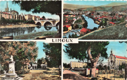 FRANCE - LIMOUX - Le Pont Neuf - Eglise - Les Trois Ponts - L'île De Sourniès - Saint-Joseph - Carte Postale Ancienne - Limoux
