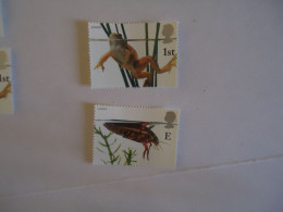 GREAT BRITAIN  MNH STAMPS EUROPA 2001 FROG INSECTS - 2001