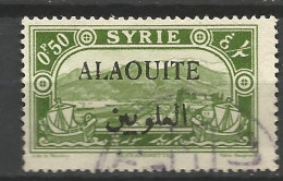 ALAOUITES  N° 24a Alaouites Sans S OBL Aminci / Used - Usati