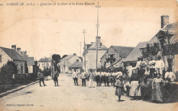 CPA 49 CORNE QUARTIER DE LA GARE ET LA CROIX BLANCHE - Andere & Zonder Classificatie