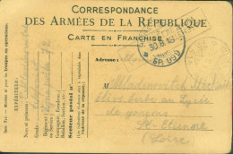 Guerre 14  Carte Correspondance Armées République FM Franchise Militaire Elève Serbe Pr Militaire Serbe Armée D'Orient - Guerre De 1914-18