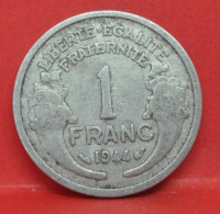 1 Franc Morlon Alu 1944 - TB - Pièce Monnaie France - Article N°664 - 1 Franc