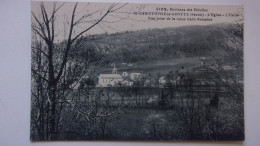 73 SAVOIE  SAINT CHRISTOPHE LA GROTTE  VUE PRISE ROUTE GALLO ROMAINE USINE - Andere & Zonder Classificatie