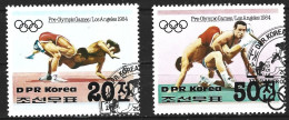 DPR KOREA. Timbres Oblitérés De 1983. Lutte. - Ringen