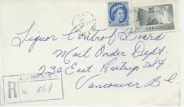 23179) Canada Registered Englewood Postmark Cancel 1955 Closed Post Office - Lettres & Documents